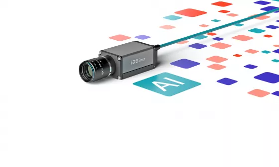 AI ベースの画像処理とビジョンアプリ OS を統合した IDS NXT 産業用カメラ