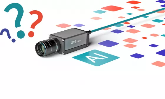 IDS NXTカメラには、AIアクセラレータとビジョンアプリベースのオペレーティングシステムが搭載されている。