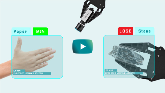 人間がロボットアームとじゃんけんをする動画のサムネイル