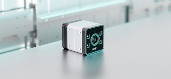 テーブル上のIDS Nion 3Dカメラ、産業用途向けのコンパクト設計
