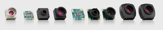 IDS の低価格産業用カメラ uEye XCP、XLS、XLE。