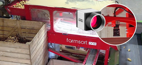 IDS産業用カメラがFarmsort施設でのジャガイモ選別をモニタリング