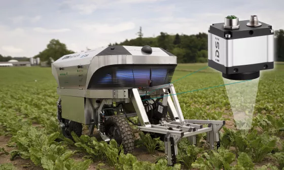 uEye+ 産業用カメラ搭載のインテリジェントロボットで除草剤を不要に