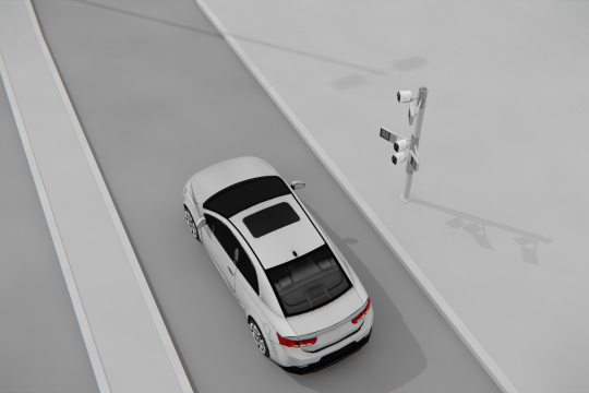 車両がAdigo nPaxシステムを通過