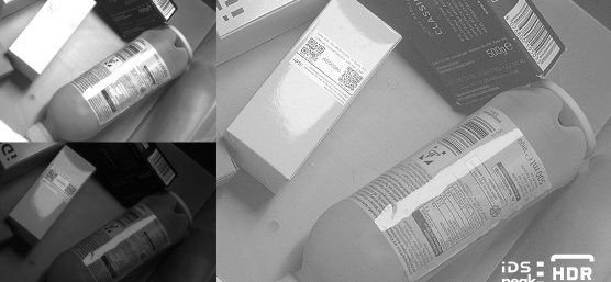 コントラストの高い産業用途向けのHDR画像撮影