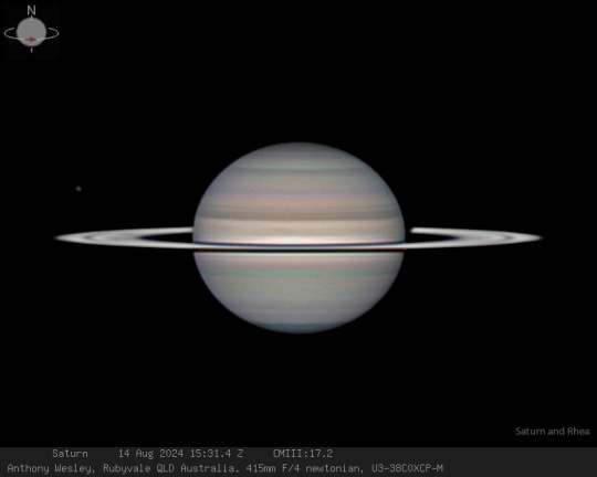 土星の望遠鏡画像