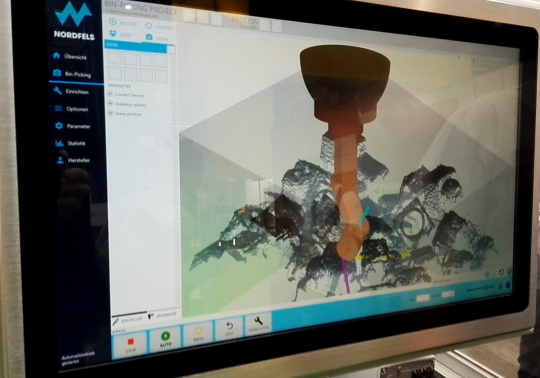 3D点群の画面上のソフトウェア