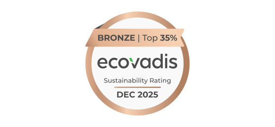 Ecovadisブロンズメダルのロゴ