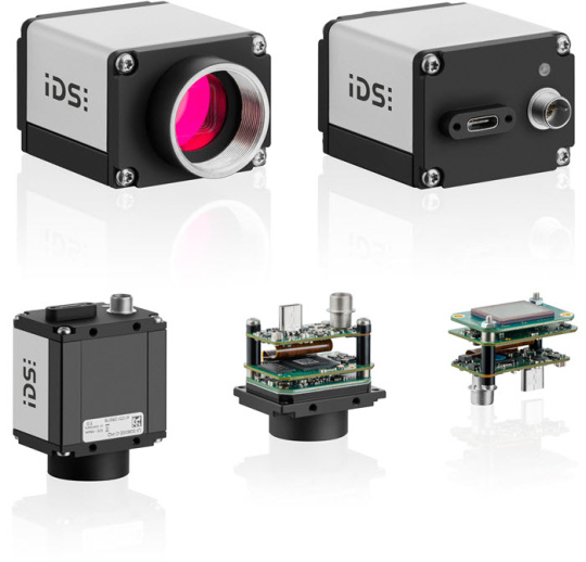 回路基板を含む uEye SE Rev. 4 GigE IDS の各種画像