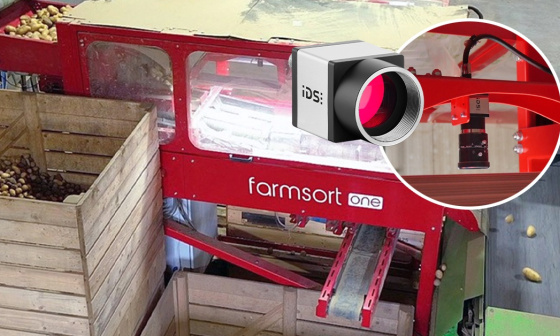 IDS産業用カメラがFarmsort施設でのジャガイモ選別をモニタリング