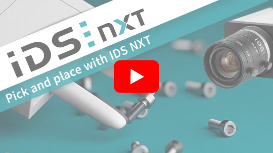 Thumbnail of the video Pick and Place with IDS NXT