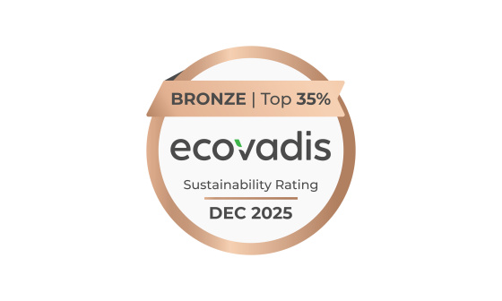 Ecovadisブロンズメダルのロゴ