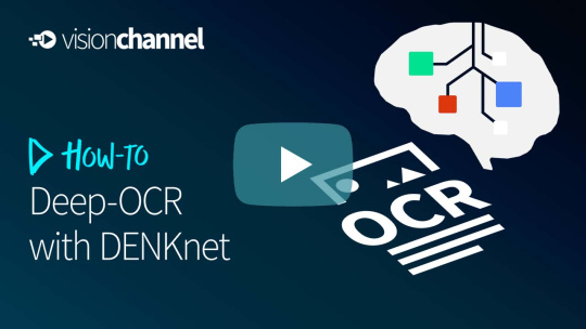 Thumbnail of the video How-to read any text reliably with DENKnet OCR.