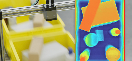 ベルトコンベアアプリケーションで使用されるIDS Nion 3Dカメラ
