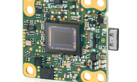露出型イメージセンサーとUSB-C接続を備えたIDSの小型ボードレベル産業用カメラ