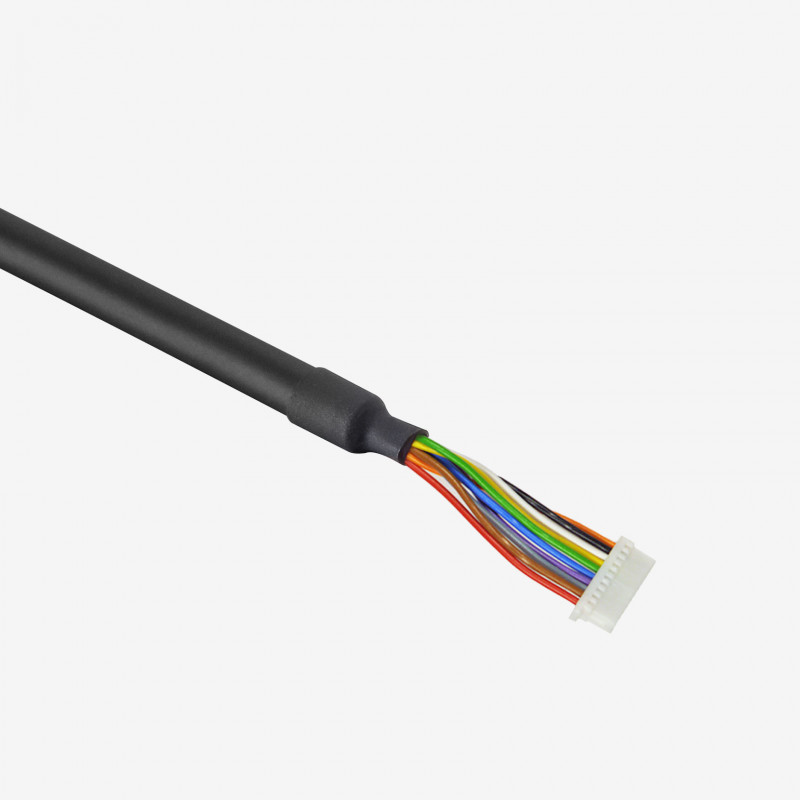 I/O std. cable, 10p Würth, straight, 0.3m