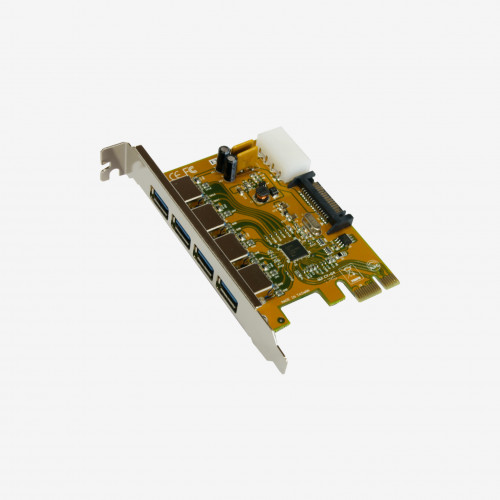 USB 3 PCI-Express カード、4 ポート (EX-11094)