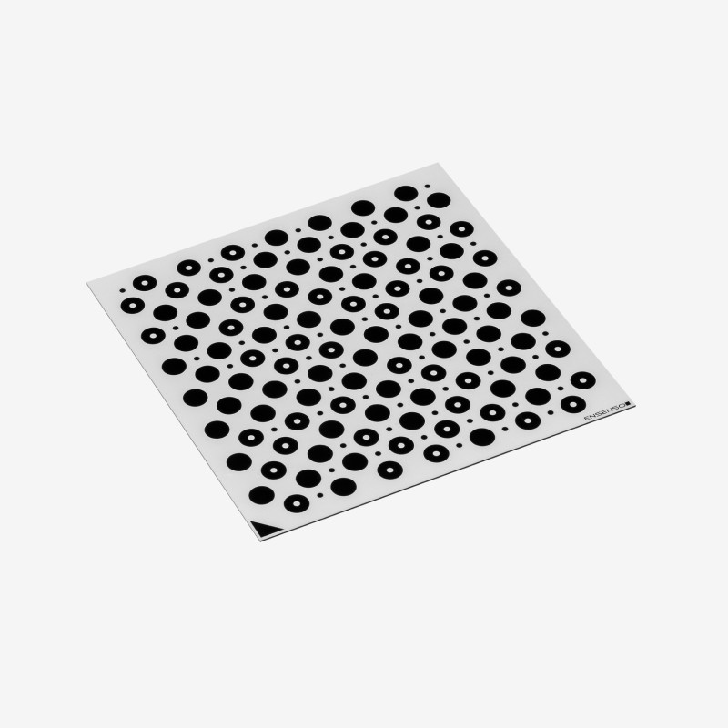 Ensenso キャリブレーションプレート、390 mm、ガラス製